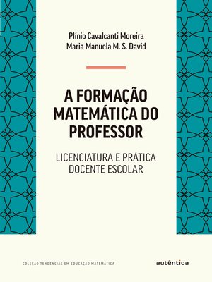 cover image of Formação matemática do professor
